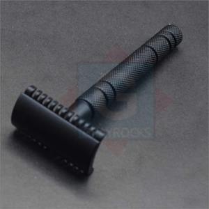 Maquinilla de afeitar de seguridad profesional de acero inoxidable para peluquero, maquinilla de afeitar de seguridad para Garganta al por mayor - Product Image 1