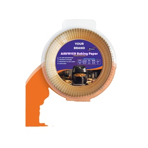Airfryer avec logo personnalisé Liner innovant 220C résistant à la chaleur et à l'huile carte de visite étanche aux aliments cuisson carton fantaisie - Product Image 1