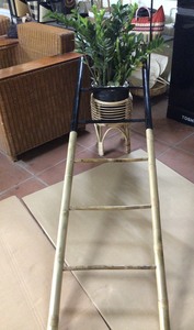 Échelle artisanale en bambou écologique – Solution de rangement économique pour la maison - Product Image 4