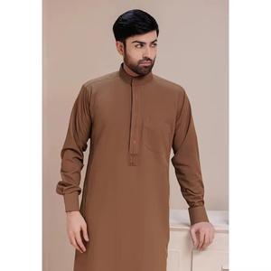 Vêtements islamiques Nouveau design Jubba Thobes |   Thobe pour hommes, Kurta musulman pour hommes, Jalabiya, Djellaba marocaine |   Thobe / Thawb saoudien - Product Image 6