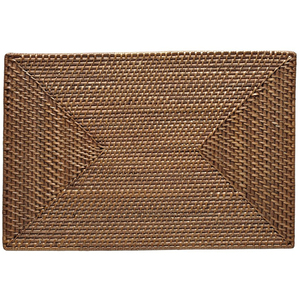 Vietrustic Vietnam Source Runner avec napperons bambou rotin napperon ensemble tapis décoratif pour Photoshoot - Product Image 3