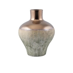 Look Golden Color Vaisselle Vase à fleurs en fer décoratif pour la décoration de la maison et du mariage Vase en métal - Product Image 6