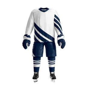 Uniformes de Hockey sobre Hielo Personalizados, Servicio OEM, Último Diseño, Conjuntos de Atuendos Elegantes, Transpirables, de Secado Rápido, 100% - Product Image 1