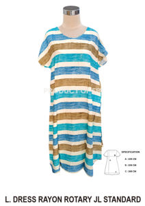 ชุดราตรีผ้าเรยอนสำหรับผู้หญิงชุดเดรสใส่นอนเซ็กซี่ - Product Image 2