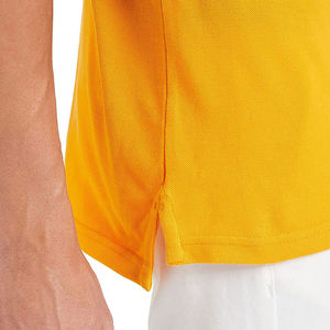 OEM ODM hombres de manga corta 100% de punto de algodón para camisetas Polo de secado rápido transpirable Golf camisa con patrón sólido de lona - Product Image 6
