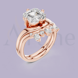 Anneau de corde torsadée 14K pour femme Design chic - Product Image 1