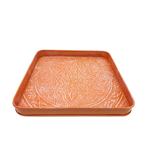 Bandeja para servir de madera de la mejor forma en bandeja para servir alimentos de color natural para el hogar y suministros de hoteles hechos a mano personalizados - Product Image 3