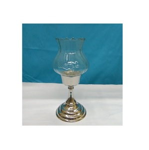 Soporte de pilar de vela hecho a mano, soporte de huracanes de vidrio transparente para decoración de iluminación de mesa de Navidad y boda - Product Image 6