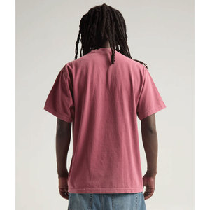 Shaka Wear Pink Garment Dye Heavyweight Relajado Camiseta de algodón Unisex Vintage Pigment Dyed Tee Shirt - Product Image 2