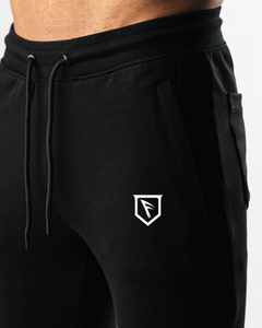 OEM personalizado de los hombres casuales acampanados Jogger pantalones de chándal ligeros apilados pantalones de chándal bordado Patchwork cintura elástica Logo - Product Image 5