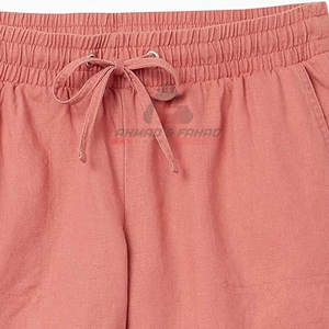 2025 personnalisé en gros taille haute respirant coton femmes grande taille Shorts motif décontracté dans des couleurs personnalisées - Product Image 5