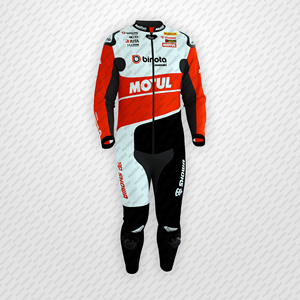 Alex Lowes Bimota Rawasaki Leather Moto Suit 1Pc Cowhide/Kangaroo Moto Track/Riding MotoCp Jumpsuit/Traje para Bikers CE - Product Image 1