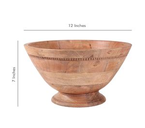 Best Quality Handcrafted Wooden <b>Snack</b> <b>Bowl</b> Perfect for Appetizers and Small Dishes Wooden <b>Bowl</b> With Custom Packaging - Product Image 5
