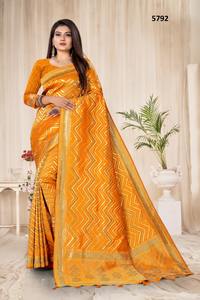 ผ้าแจ็คการ์ด pallu สวยดีไซเนอร์ล่าสุดใช้ได้ทั่วส่าหรี - Product Image 3