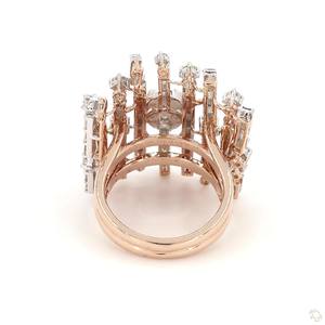 Modern Gold Diamond <b>Ring</b> for Women Elegant Sparkle Fine Jewelry Wedding Engagement Gift Stylish Daily Wear Design - Product Image 1