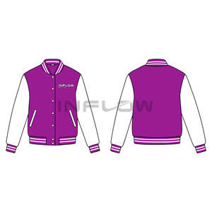 Chaquetas Varsity de Invierno Personalizadas para Hombre, Impermeables, con Ribete de Piel de Oveja, Diseño de Botones Frontales y Tejido de Punto - Product Image 1