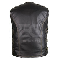 Meilleure édition, gilet en cuir pour homme, décontracté, respirant, de haute qualité, pour l'hiver, avec design personnalisable et service OEM