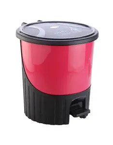 Bán Buôn 10-Lít Đứng Vòng Đạp Hoạt Động Nhựa Thùng Rác Hiện Đại & Thiết Kế Cổ Điển Lớn <span class=keywords><strong>Trashbin</strong></span> Thùng Rác - Product Image 1