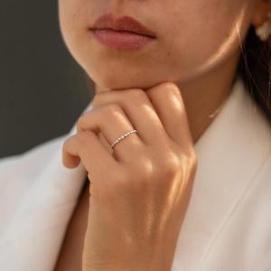 Tendance 925 argent Sterling blanc topaze pierre précieuse bague bijoux à la main argent Boho Style bague bijoux pour femmes cadeau pour les filles - Product Image 2