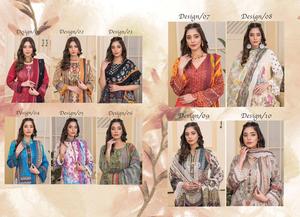 Pakistan cousu brodé pelouse 3 pièces Collection 2024 femmes robe d'été femmes haute qualité dames vêtements - Product Image 5