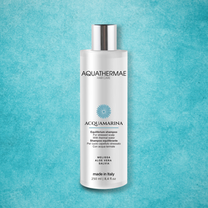 AQUATHERMAE Acquamarina Equilibrium Made In Italy Liquid <b>Shampoo</b> 250ml For Stressed Hair With Thermal Water Moisturizing - Product Image 2
