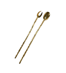 Cuchara de barra de latón Cuchara de cóctel de mezcla de doble cara Artesanías personalizadas Agitador de cóctel a los costos más bajos - Product Image 2