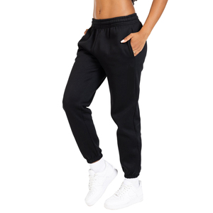 Vente en gros de pantalons de jogging de style décontracté pour hommes, coupe ample, en toile noire, avec fermeture à cordon, délavé à la lumière - Product Image 2