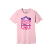Gentillesse thèmes imprimer 100% coton tissu T-shirt 160-180 à lourd GSM 12 couleurs disponibles personnalisé votre propre conception et placement