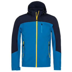 Veste coupe-vent à capuche en softshell imperméable respirante pour la pêche en plein air, la randonnée, veste en polaire légère à fermeture éclair pour hommes - Product Image 1