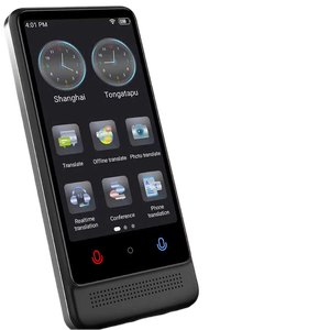 Nuevo traductor portátil M12 Smart AI con pantalla táctil de 4 \ "voz en tiempo Real en línea 137 y fuera de línea 22 idiomas WiFi para Bluetooth - Product Image 1