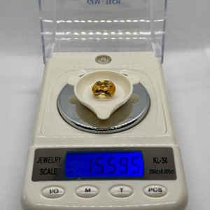 Meilleure qualité Mossinate jaune saphir naturel coupe ovale pierres gemmes brutes en vrac à prix - Product Image 4