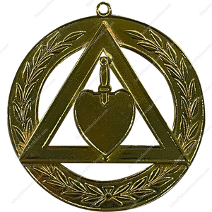 Collier de bijoux maçonniques Royal Arch Grand Officier - Almoner - Bijou maçonnique couleur or unisexe - Product Image 5