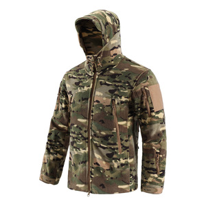 Sudadera con capucha Camo para hombre Old School Full Zip Pullover en negro digital con estampado de bloque impermeable y transpirable para los días de nieve, venta al por mayor - Product Image 1