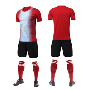 ผู้ผลิตชุดฟุตบอลขายส่ง เสื้อเจอร์ซีย์และกางเกงขาสั้น น้ำหนักเบา แห้งเร็ว ป้องกันรังสียูวี ระบายอากาศได้ดี รับผลิตตามแบบ พร้อมบริการติดแบรนด์ สำหรับชุดทีม จำนวนมาก - Product Image 2