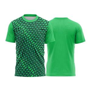 Camiseta de Fútbol Personalizada de Manga Corta, Ligera, Uniforme de Fútbol OEM, Ropa Deportiva de Equipo, Secado Rápido, Transpirable, 100% Poliéster - Product Image 4