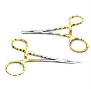 ชุดคีมทำหมันแบบไม่มีผ่าตัดเครื่องมือผ่าตัดทำจากสเตนเลสสตีลขนาด14ซม. ชุดคีมหนีบแบบแหวนละเอียด - Product Image 1