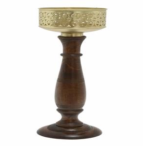 Lot de 3 supports à chocolat et à dessert en bois gaufré de luxe avec lettres arabes Finition blanche 100% Design arabe sans danger pour les aliments - Product Image 3