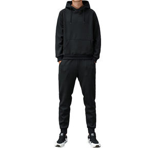 Survêtement de sport confortable personnalisé pour hommes Patchwork Color Block Training Jogging Wear Suits Sports Men's Hoodie Tracksuit - Product Image 2