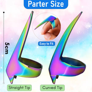 Anillos Separadores de Cabello al por Mayor, Anillos de Sección, Herramienta para Separar el Cabello, Ayuda Rápida para Trenzas, Anillo de Estilismo para Dedos, Juego de Herramientas para Extensiones de Cabello - Product Image 4