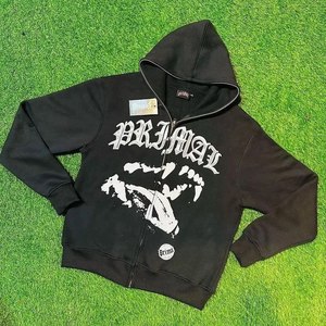 Nuevo diseño más vendido hombres sudaderas con capucha bajo MOQ venta al por mayor hombres puff impresión serigrafía sunfade sudaderas con capucha hechas en Pakistán hombres sudaderas con capucha - Product Image 1