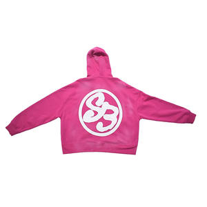 Écusson brodé Surdimensionné à capuche Street wear Ensemble de survêtement à imprimé graphique Survêtement à capuche pour un usage quotidien - Product Image 3