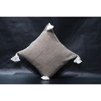 Nouvelle Housse de Coussin Carrée Moderne en Coton Tissé de Qualité Supérieure, Écologique, Anti-Bactérienne, Durable et Douce pour la Maison et l'Hôtel