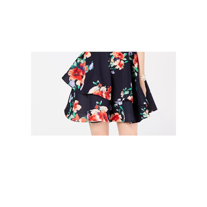 Abito Floreale con Doppio Volant per Bambine, Collezione Cuori con Paillettes, Rosso, Taglia 5 - per Damigelle - Product Image 3