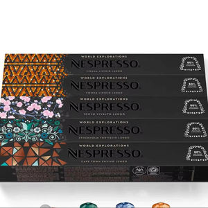 Capsules Nespresso Original Line, Assortiment de mélanges Morning Lungo, Café torréfié clair, moyen ou foncé, 50 capsules de café - Product Image 1