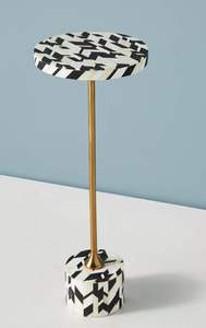 Table basse en incrustation d'os de qualité supérieure, table centrale en bois artisanale pour la décoration de la maison - Product Image 5