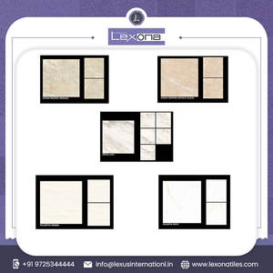 Azulejos de suelo con acabado brillante antideslizante de 600x600mm para decoración del hogar a precio a granel de la India PARA VENTA DE EXPORTACIÓN - Product Image 6