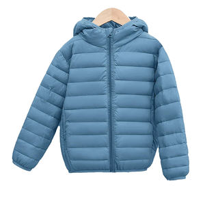 Chaqueta acolchada azul personalizada de alta calidad para hombre con cuello levantado acolchado-Nueva condición para la venta al por mayor de invierno - Product Image 4