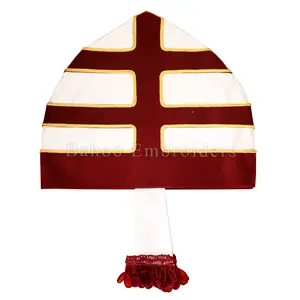 Templar Di Sản linh mục cao MITRE biểu tượng vương giả của Các Hiệp Sĩ cao quý Templar (BH-M-1104)