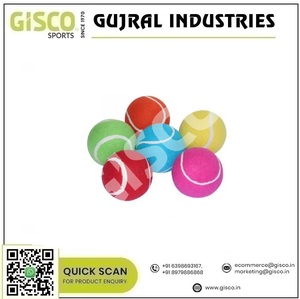 ลูกเทนนิสสีรุ้ง6ลูกขนาดเส้นผ่าศูนย์กลาง65มม. คุณภาพดีเยี่ยมเหมาะสำหรับเกมทั่วไปและกิจกรรมที่ใช้ลูกบอลอื่นๆ - Product Image 2