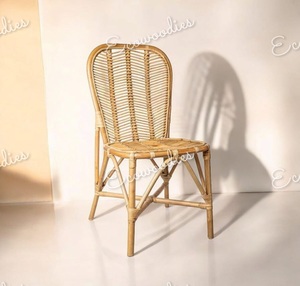 Modern Style Handcrafted Natural Bamboo <b>Chair</b> Elegant Wicker <b>Chair</b> <b>Outdoor</b> Indoor Garden <b>Chair</b> - Product Image 4